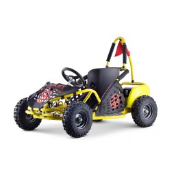 Gokart Fast Dragon żółty 30km/h z silnikiem 1000W