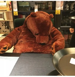 IKEA Djungelskog Miś Pluszowy 40-100 cm