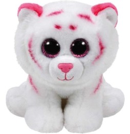 Ty Beanie Babies Tabor Pink and White Tiger 15 cm