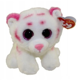 Ty Beanie Babies Tabor Pink and White Tiger 15 cm