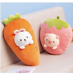 Plush Carrot Rabbit Toy for Kids