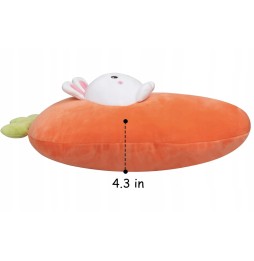 Plush Carrot Rabbit Toy for Kids