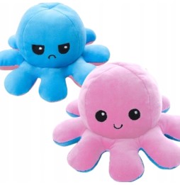 Reversible Octopus Plush Toy 2-in-1