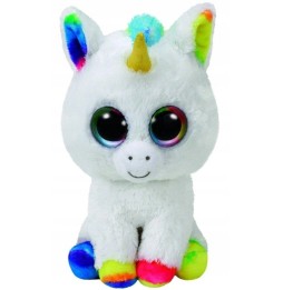 Ty Beanie Boos Unicorn Alb Pixy 15 cm