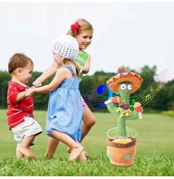 Interactive Dancing Plush Cactus for Kids