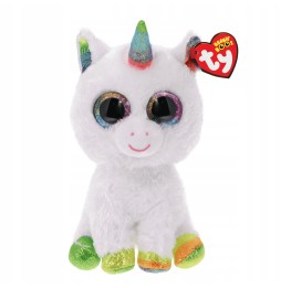 Ty Beanie Boos Unicorn Alb Pixy 15 cm