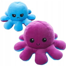 Reversible Octopus Plush Toy 2-in-1