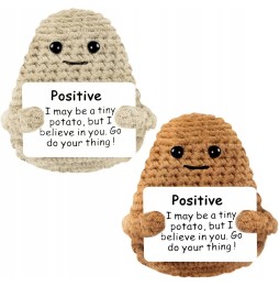 2X Positive Potato Plush Toy Set