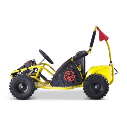 Fast Dragon Go-Kart Yellow 1000W 30km/h