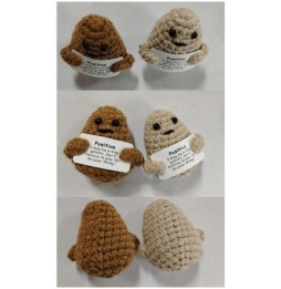 2X Positive Potato Plush Toy Set