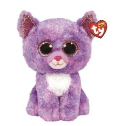 Ty Beanie Boos Cassidy - lawendowy kot 24 cm