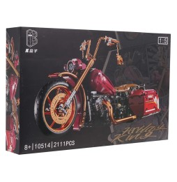 Motorcycle Blocks 2111 Pieces Red for Kids