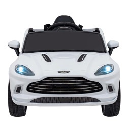 Aston martin dbx elektryczny samochód dla dzieci biały