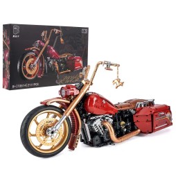 Motorcycle Blocks 2111 Pieces Red for Kids