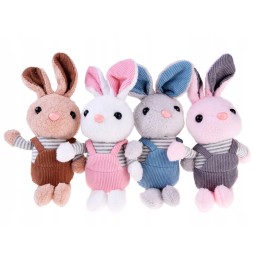 Plush Bunny Toy in Shorts