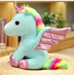 Adorable Unicorn Plush Toy with Keychain