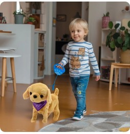 Interaktywny piesek na smyczy