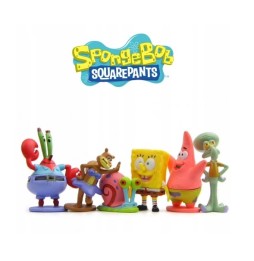 Zestaw figurek Spongebob Kanciastoporty 6 szt.