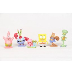 Zestaw figurek Spongebob Kanciastoporty 6 szt.