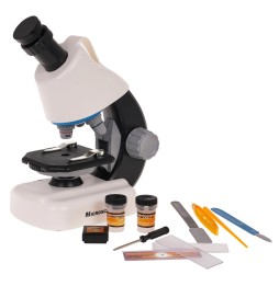 White Microscope with Accessories for Kids