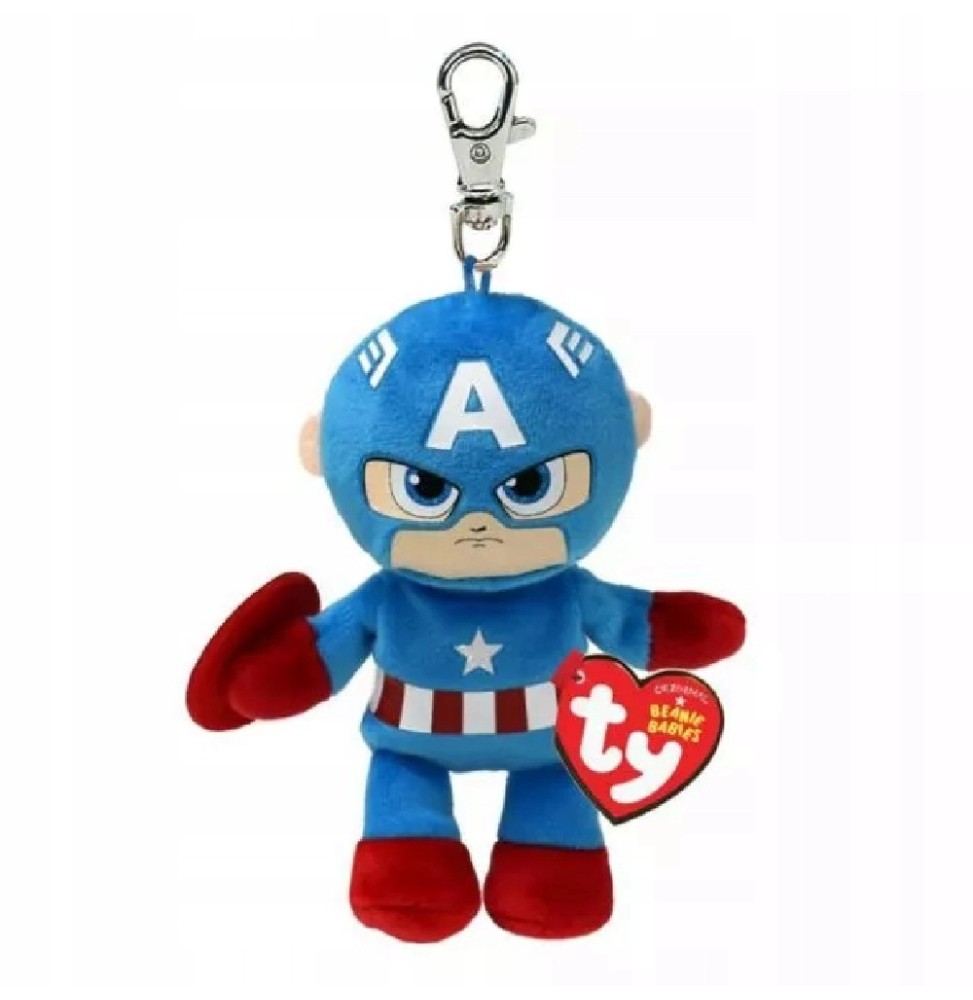 Ty Beanie Babies Captain America Plush Toy