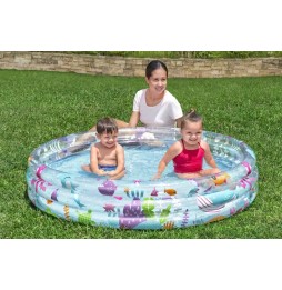 Piscină marină 152x30 cm Bestway cu delfini