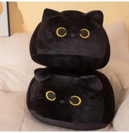 Kawaii Plush Black Cat 20cm