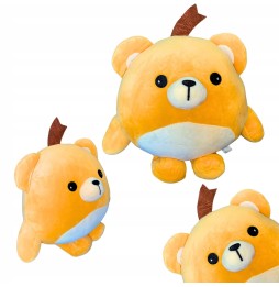 Large Orange Plush Bear 30 cm