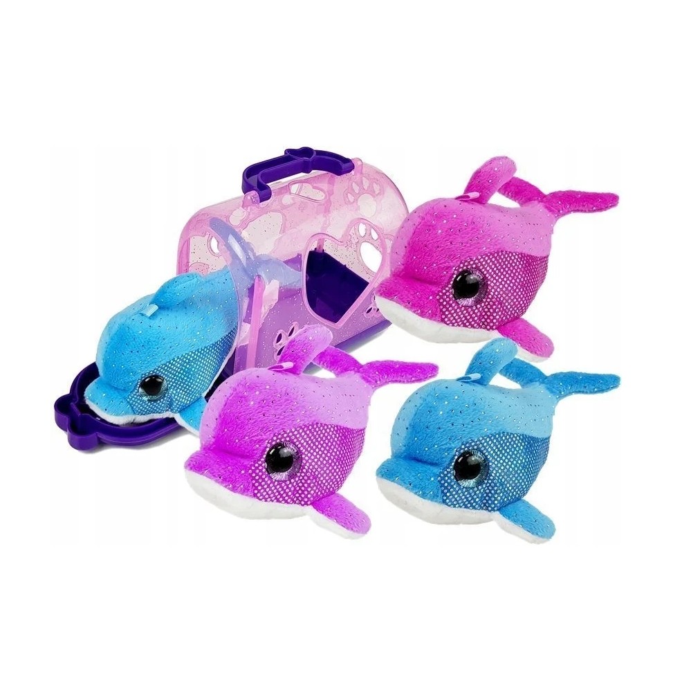 Mały delfin z transporterem - maskotka dla dzieci Mały delfin z transporterem - maskotka dla dzieci