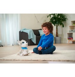 Cățel interactiv Husky Chi Chi Love 30cm