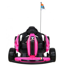 Speed 7 Drift King Go-Kart for Kids Pink