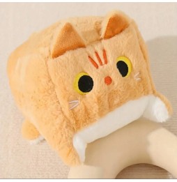 Kitten Plush Square Pillow Toy