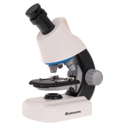 White Microscope with Accessories for Kids