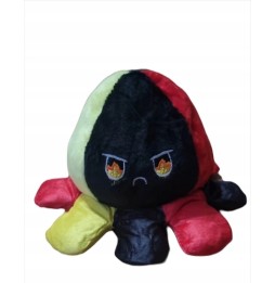 Dwustronna pluszowa ośmiornica maskotka 14 cm