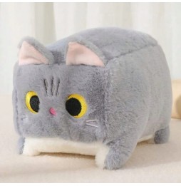 Kitten Plush Square Pillow Toy