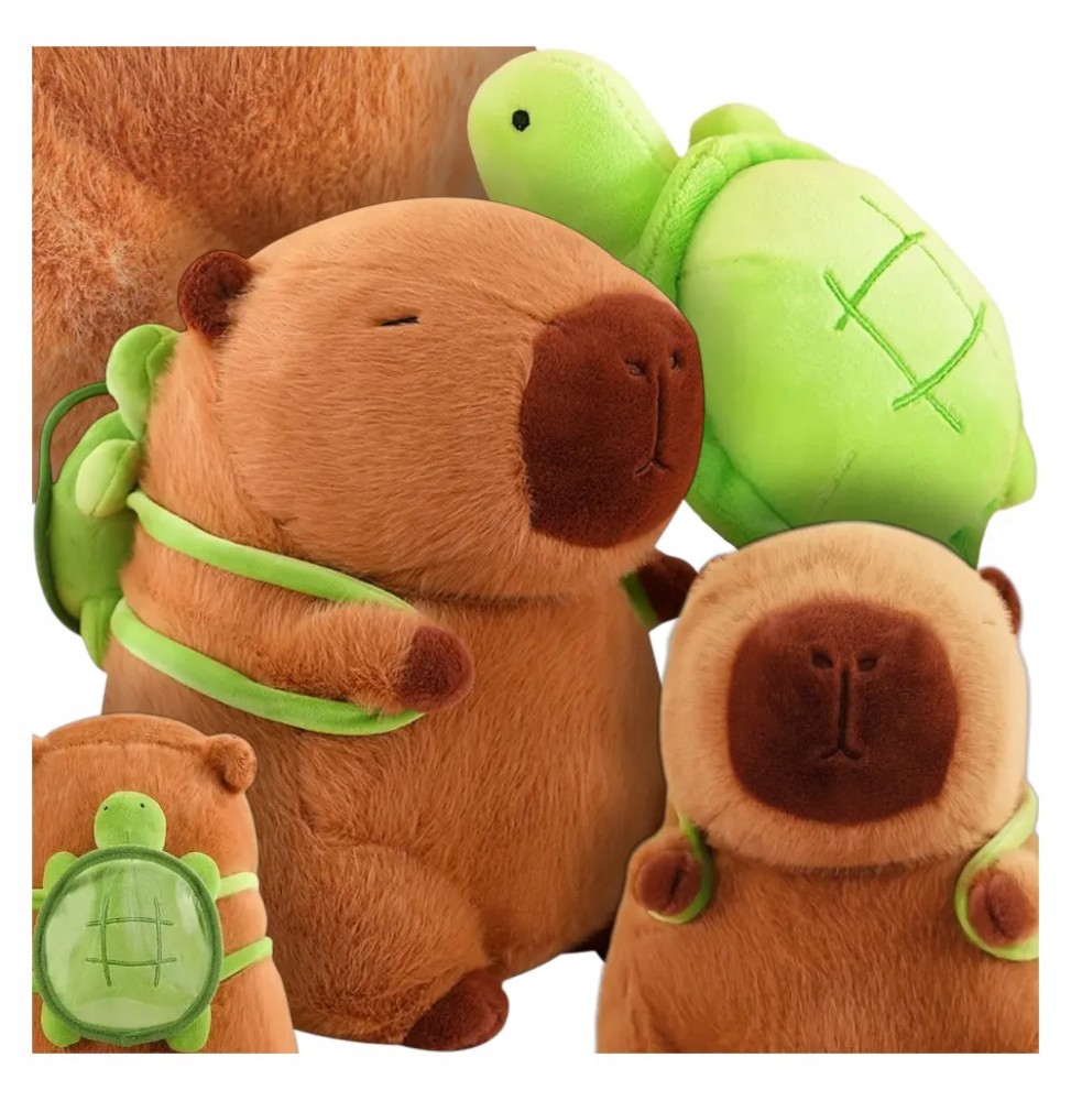 Capybara with Backpack 40 cm Plush Toy