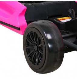 Speed 7 Drift King Go-Kart for Kids Pink