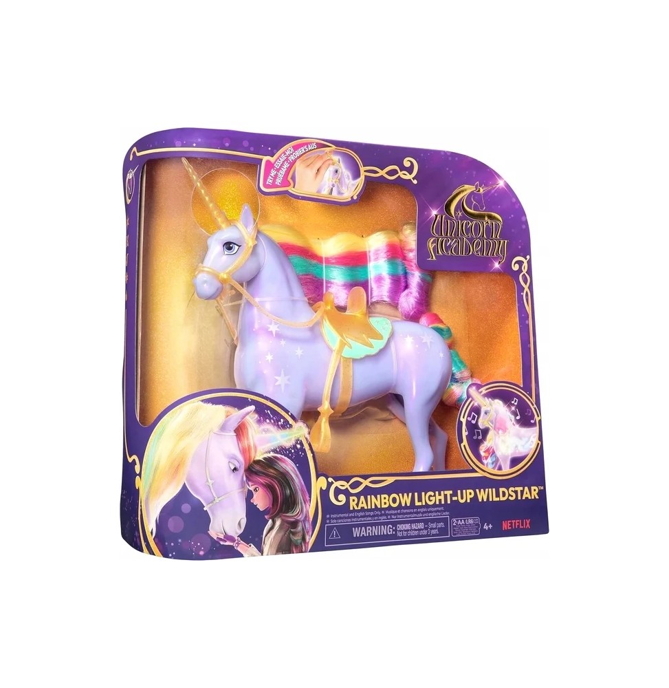 Unicorn interactiv cu sunet și lumină