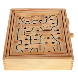 Wooden Labyrinth Game for Everyone