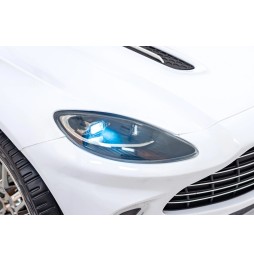 Aston Martin DBX mașină electrică pentru copii albă