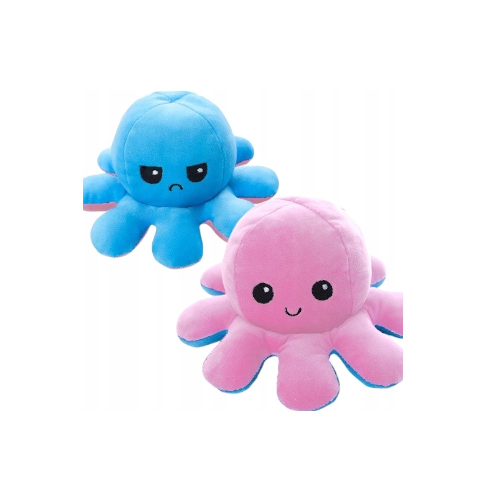 Reversible Octopus Stuffed Toy 2-in-1