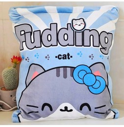 Pudding Pillow with Kittens 2in1