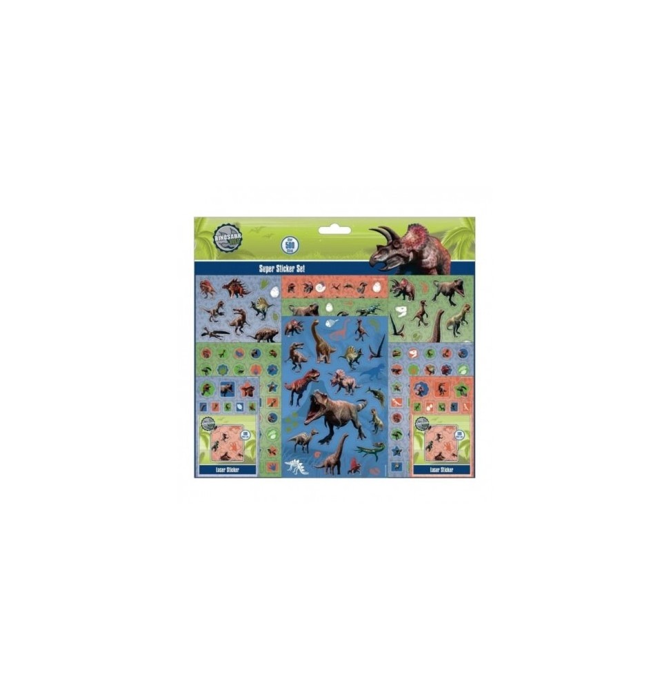 Sticker Set - Dinosaurs - 500 pieces