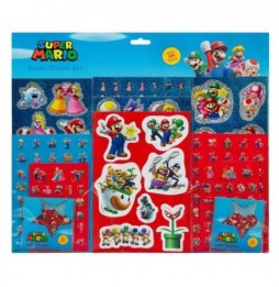 Set autocolante Super Mario - 500 buc