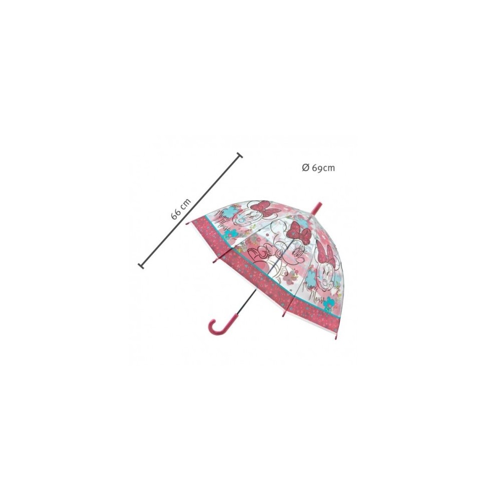 Minnie Mouse Kids Umbrella for Ages 3 and Up