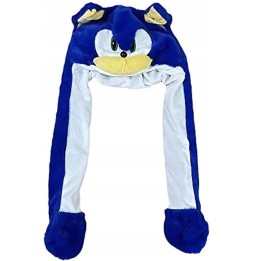 Plush Sonic Hat for Kids