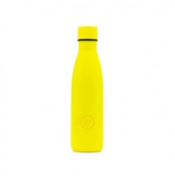 Butelka termiczna Cool Bottles 500 ml Triple Cool neonowo żółta