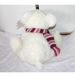 White Teddy Bear Plush Toy for Kids