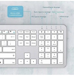 Ergonomiczna klawiatura bezprzewodowa 2.4GHz