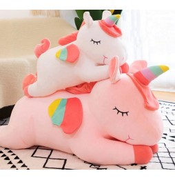 Set of 2 Large Unicorn Plush Toys